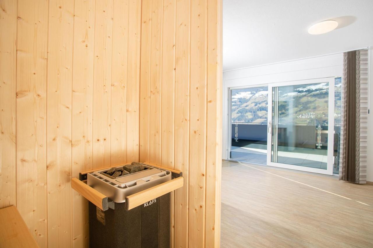 H21 - Modernes Ferienhaus 145Qm, 4Sz, Wellnessbereich Mit Sauna Und Dachterrasse Mit Panoramablick, Kuehlen Und Heizen Mit Geothermie Fugen Bagian luar foto